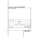 avr 2500 (serv.man13) user manual / operation manual