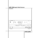 avr 2500 (serv.man7) user manual / operation manual