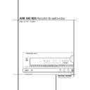 avr 300 (serv.man6) user manual / operation manual