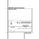 avr 330 (serv.man4) user manual / operation manual