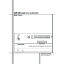 avr 330 (serv.man6) user manual / operation manual