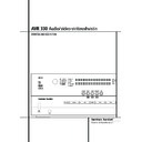 avr 330 user manual / operation manual