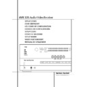 avr 335 (serv.man6) user manual / operation manual