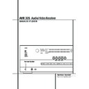 avr 335 (serv.man7) user manual / operation manual
