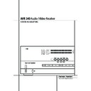avr 340 (serv.man3) user manual / operation manual