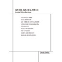 avr 340 user manual / operation manual