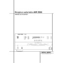 avr 3500 (serv.man3) user guide / operation manual