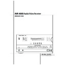 avr 4000 (serv.man4) user manual / operation manual