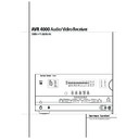 avr 4000 (serv.man6) user manual / operation manual
