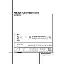 avr 430 (serv.man11) user manual / operation manual