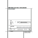 avr 430 (serv.man7) user manual / operation manual