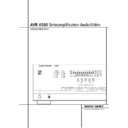 avr 4500 (serv.man6) user manual / operation manual