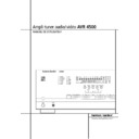avr 4500 (serv.man7) user manual / operation manual