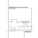 avr 4500 (serv.man9) user manual / operation manual