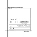 avr 5500 (serv.man12) user manual / operation manual