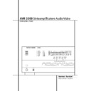 avr 5500 (serv.man6) user manual / operation manual