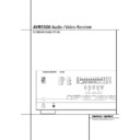 avr 5500 (serv.man7) user manual / operation manual