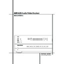 avr 635 (serv.man3) user manual / operation manual