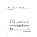 Harman Kardon AVR 7000 (serv.man5) User Guide / Operation Manual