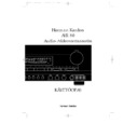 Harman Kardon AVR 80 (serv.man10) User Manual / Operation Manual