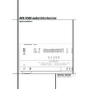 avr 8500 (serv.man9) user guide / operation manual