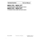 Harman Kardon BDS 275_277_575_577 Service Manual