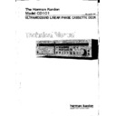 Harman Kardon CD 101 Service Manual