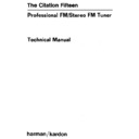 citation fifteen service manual