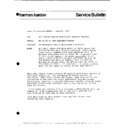 Harman Kardon CR 131 Service Manual / Technical Bulletin