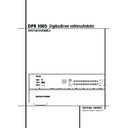 dpr 1005 (serv.man3) user manual / operation manual