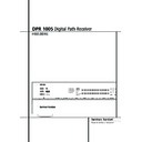 dpr 1005 (serv.man6) user manual / operation manual