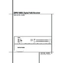 dpr 1005 (serv.man9) user manual / operation manual