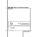 dpr 2005 (serv.man6) user manual / operation manual