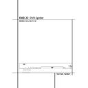 dvd 23 (serv.man3) user manual / operation manual