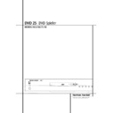dvd 25 (serv.man15) user manual / operation manual