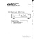 Harman Kardon HD 7300 Service Manual