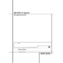 hd 970 (serv.man15) user manual / operation manual