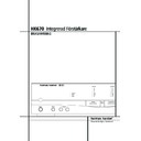 hk 670 (serv.man11) user manual / operation manual