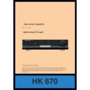 Harman Kardon HK 670 (serv.man16) Info Sheet