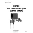 Harman Kardon HKTS 2 SUB SYSTEM Service Manual