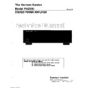 Harman Kardon PA 2200 (serv.man4) Service Manual