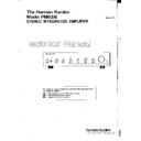 Harman Kardon PM 635I Service Manual