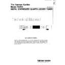 Harman Kardon TU 915 ADDENDUM Service Manual