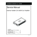 Harman Kardon HK CA1500M Service Manual