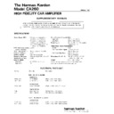 Harman Kardon HK CA260 (serv.man2) Service Manual