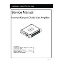 Harman Kardon HK CA280 Service Manual