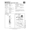 JBL 800 ARRAY Service Manual