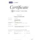JBL ARRAY EMC - CB Certificate
