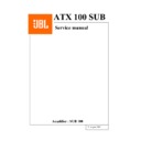 JBL ATX 100S (serv.man11) Service Manual