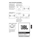 JBL BALBOA CENTER (serv.man2) User Manual / Operation Manual